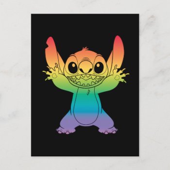 Rainbow Stitch Postcard by LiloAndStitch at Zazzle