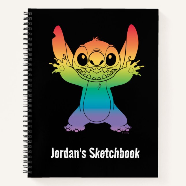 Rainbow Stitch Sketch Notebook (Front)