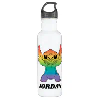 Rainbow Stitch Stainless Steel Water Bottle