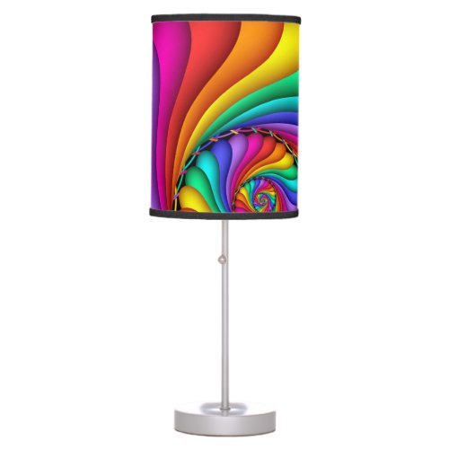 Rainbow Stitchery Gay Pride LGBT Table Lamp