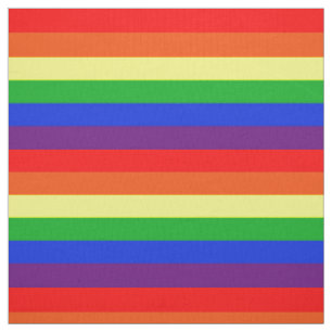 Rainbow stripe fabric
