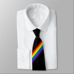 Rainbow Stripe Gay Pride Business Office Work Neck Tie<br><div class="desc">Rainbow Stripe Gay Pride Business Office Work neck tie</div>