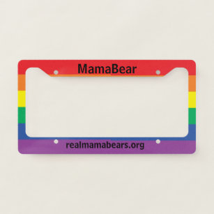 Rainbow License Plate Frames & Covers