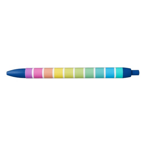 Rainbow Stripe Multi_Color Pen