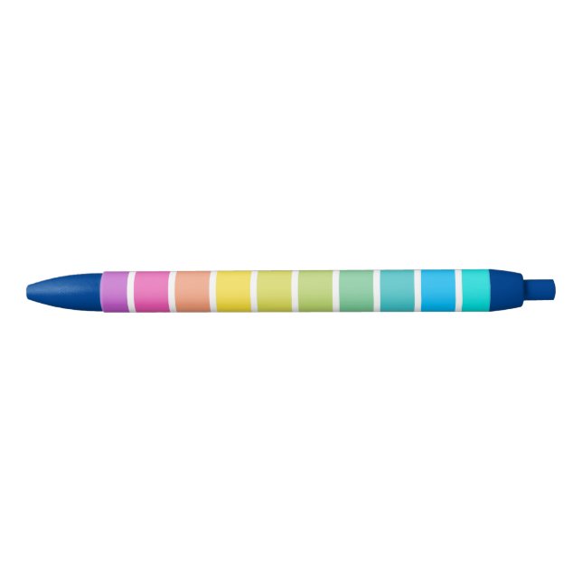 Rainbow Stripe Multi-Color Pen (Front)