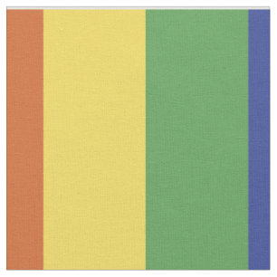 Rainbow Stripe Pattern Fabric