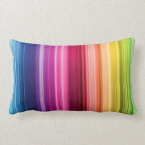 Rainbow Stripe Pillow