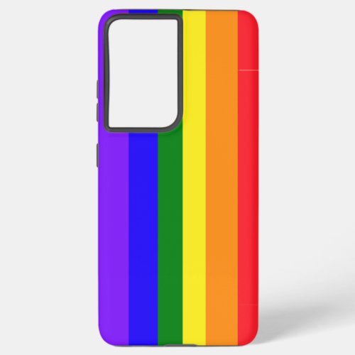 Rainbow stripe  samsung galaxy s21 case