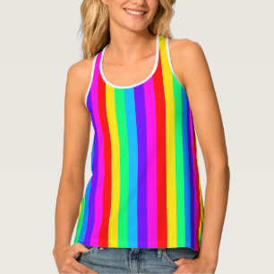 Rainbow Stripe Tank Top