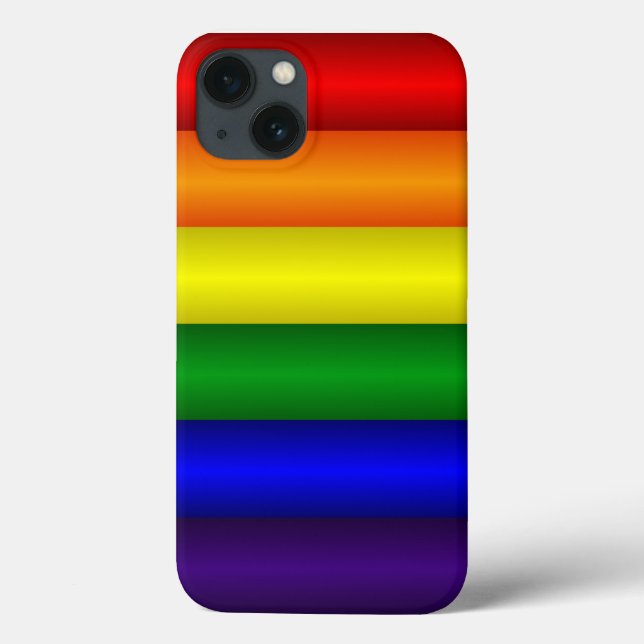 Rainbow Striped Case-Mate iPhone Case (Back)