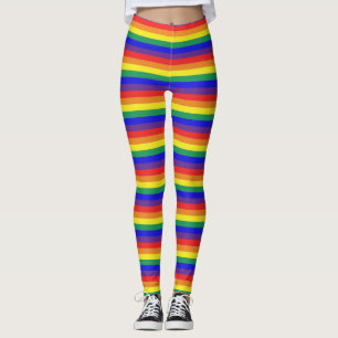 Rainbow Striped Leggings