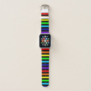Rainbow Stripes Apple Watch Band