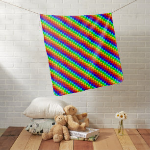 Rainbow Stripes - Baby Blanket