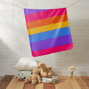 Rainbow Stripes Baby Blanket