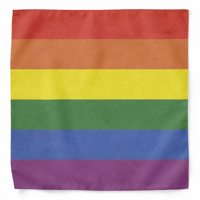 Rainbow stripes bandana (Front)