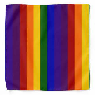Rainbow Stripes Bandana
