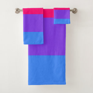 Rainbow Stripes Bath Towel Set