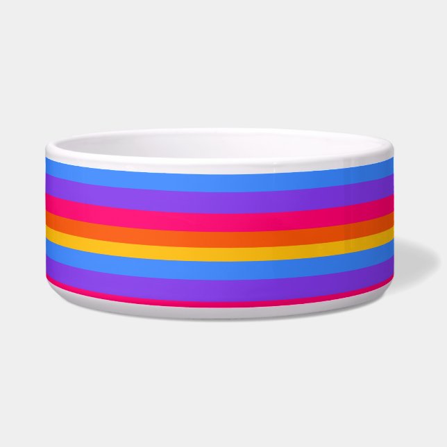 Rainbow Stripes Bowl (Front)