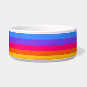 Rainbow Stripes Bowl