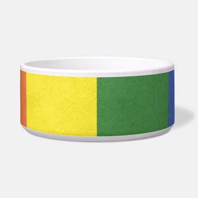 Rainbow stripes bowl (Front)