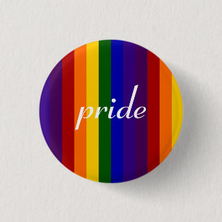 Rainbow Stripes Button