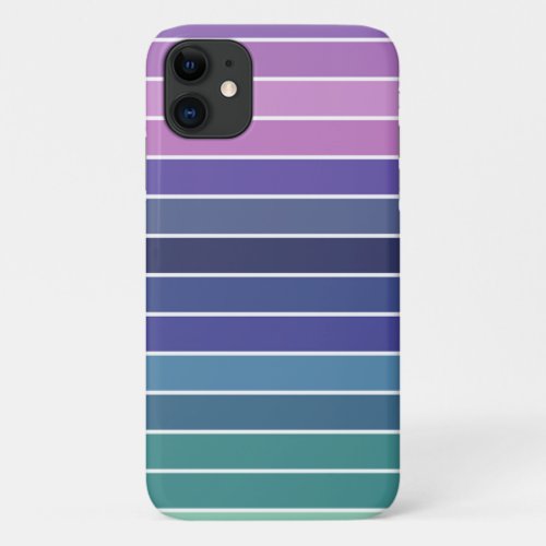 Rainbow Stripes iPhone 11 Case