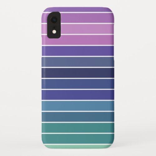 Rainbow Stripes iPhone XR Case