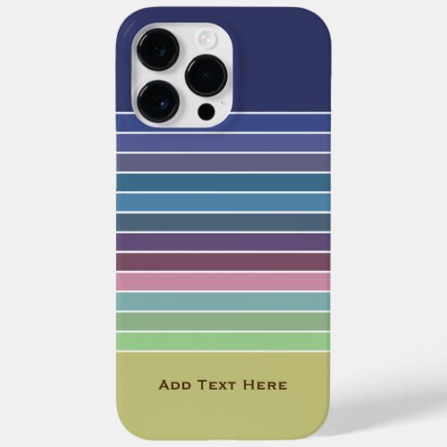 Rainbow Stripes Case_Mate iPhone 14 Pro Max Case