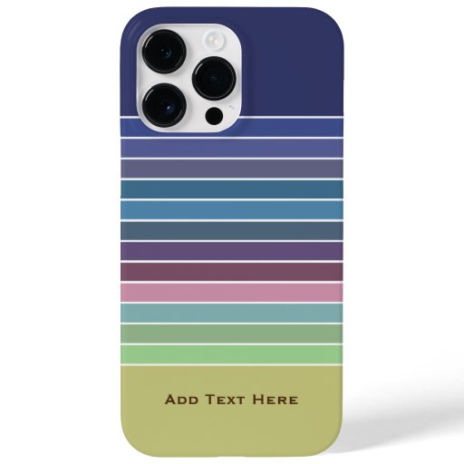 Rainbow Stripes Case-Mate iPhone 14 Pro Max Case