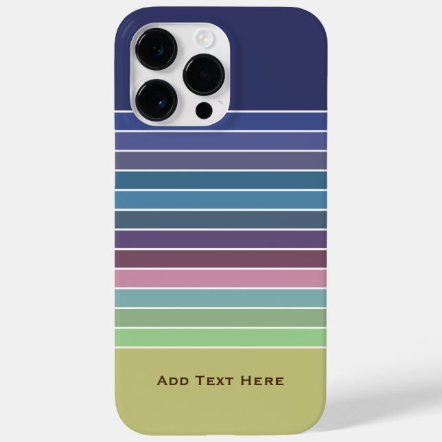 Rainbow Stripes Case-Mate iPhone Case (Back)