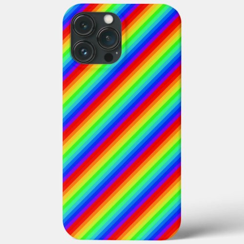 Rainbow Stripes iPhone 13 Pro Max Case