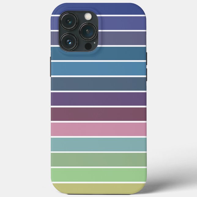 Rainbow Stripes Case-Mate iPhone Case (Back)
