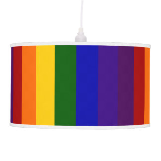 Rainbow Stripes Ceiling Lamp