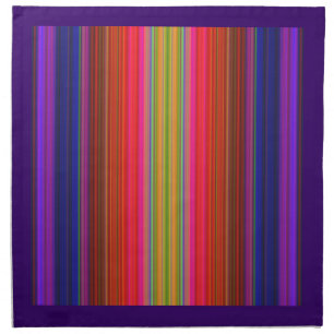 Rainbow Stripes Cloth Napkin