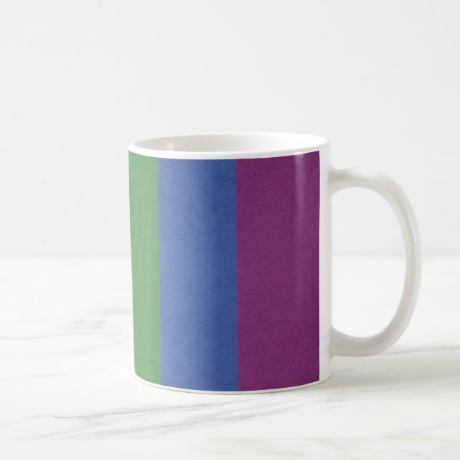 Rainbow stripes coffee mug (Right)