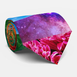 rainbow stripes - collage neck tie