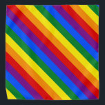 Rainbow Stripes Colorful Bandana For People & Pets<br><div class="desc">Rainbow Stripes Colorful Bandana For People & Pets</div>