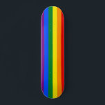Rainbow stripes Custom Skateboard<br><div class="desc">Rainbow stripes Custom skateboard</div>