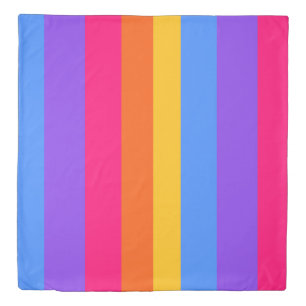Rainbow Stripes Duvet Cover