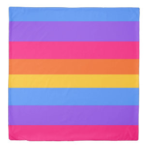Rainbow Stripes Duvet Cover