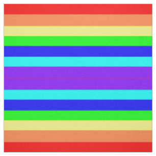 Rainbow Stripes Fabric