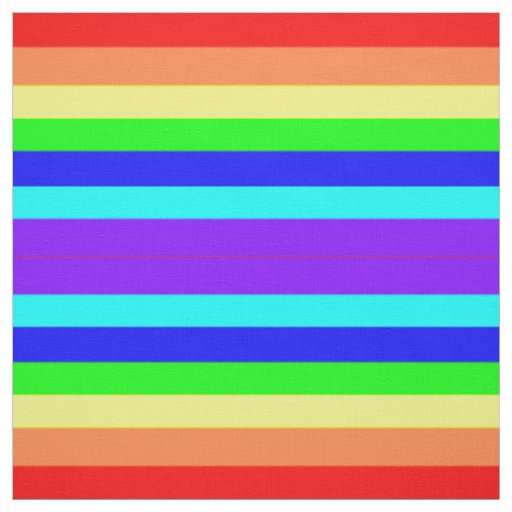 Rainbow Stripes Fabric