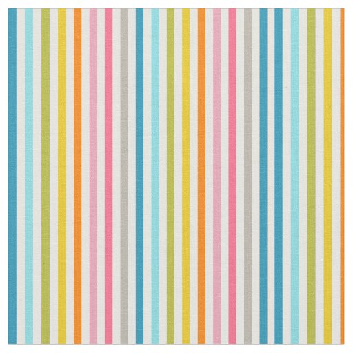 Rainbow Stripes Fabric