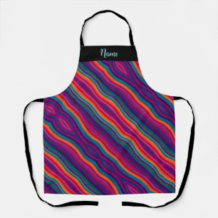 Rainbow Stripes Gay Pride Apron