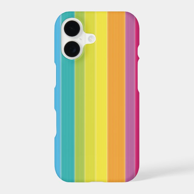 Rainbow Stripes Iphone Case (Back)
