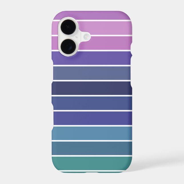 Rainbow Stripes iPhone Case (Back)