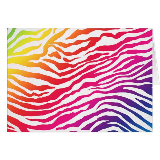 Rainbow Stripes (landscape) Cards (Front Horizontal)