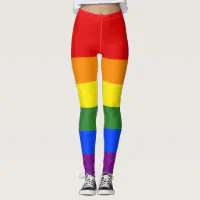 Gay Pride Diagonal Rainbow Flag LGBTQ+ Women's Leggings – Gay Pride Clothing