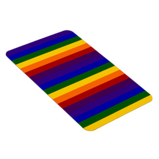 Rainbow Stripes Magnet