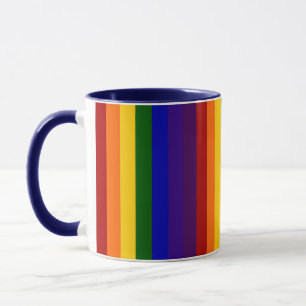 Rainbow Stripes Mug